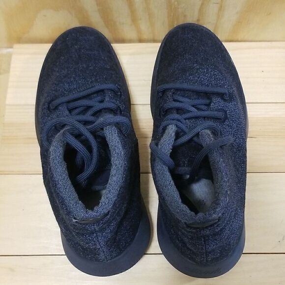 Allbirds Wool Runner-up Mizzle Shoes Sneakers Navy Blue Size Womens 10 - Picture 4 of 8